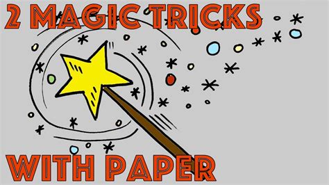 MAGIC tricks with paper - YouTube