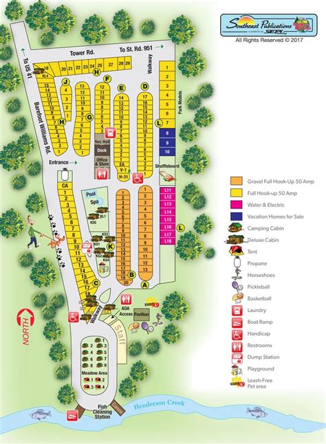 Campground Site Map | Florida camping, Camping, Rv parks