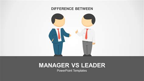 Manager vs Leader PowerPoint Template - SlideModel