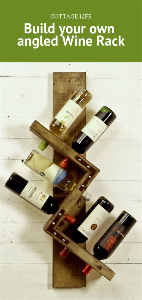 Diy Zig Zag Wine Rack | Home and Garden Reference