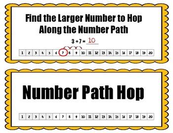 Number Path Hop - Eureka Squared 1st Grade Module 1 Review Station