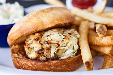 Crab Cake Sandwich Recipe, How to make Crab Cake Sandwich Recipe - Vaya.in