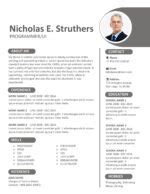 Creative Resume Template in Word Download
