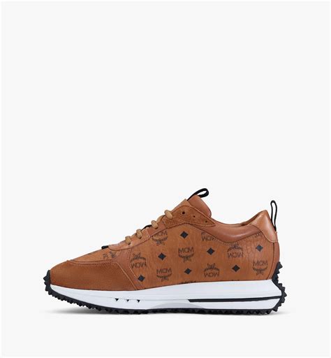 36 IT Women's Mach 76 Sneakers in Visetos Cognac | MCM® US