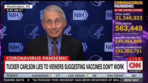 Fauci Dismisses Tucker: 'Typical Crazy Conspiracy Theory' | Crooks and ...