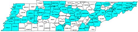 Counties in Tennessee that I have Visited - Twelve Mile Circle - An ...