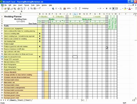 6 event Planning Checklist Template Excel - Excel Templates