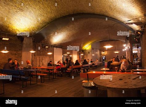 Flat Iron Square Bars and Eateries in London Bridge - London UK Stock Photo - Alamy