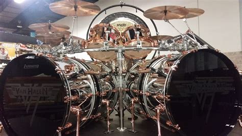 See Alex Van Halen’s 2015 Ludwig Drum Set at NAMM