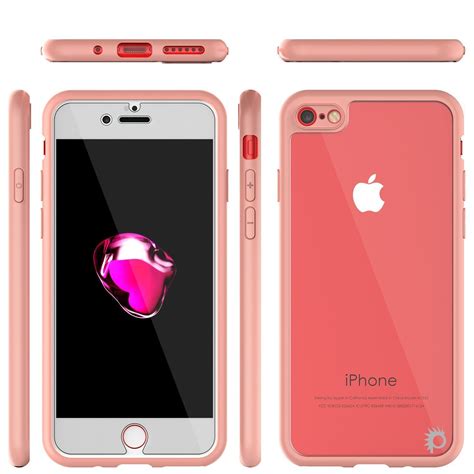 iPhone SE (4.7") Case [MASK Series] [PINK] Full Body Hybrid Dual Layer ...