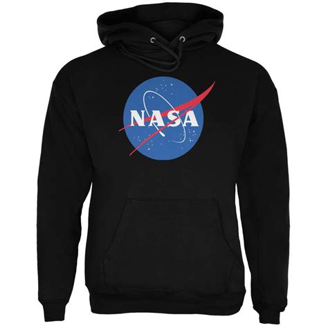 NASA Logo Black Adult Hoodie – Old Glory