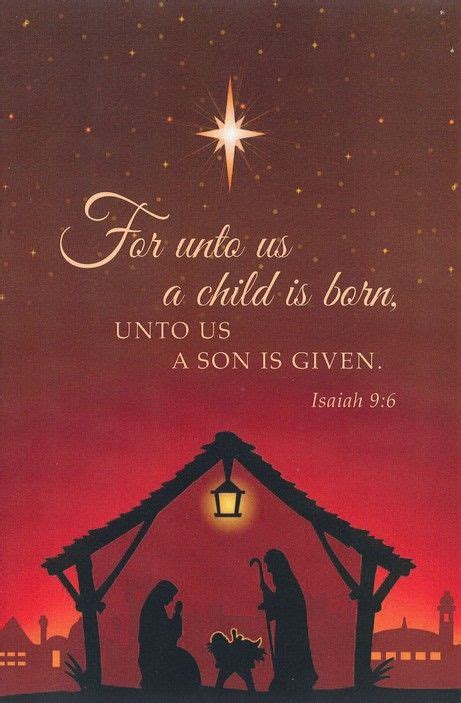 For unto Us a Child Is Born (Nativity), Christmas Scenes, Christmas ...