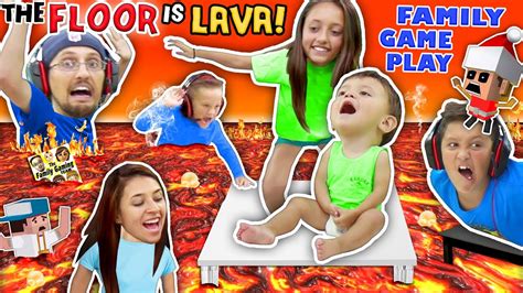 FLOOR IS ACTUALLY LAVA CUZ WE AIN'T LAZY YOUTUBERS! Oh, BURN! FGTEEV ...