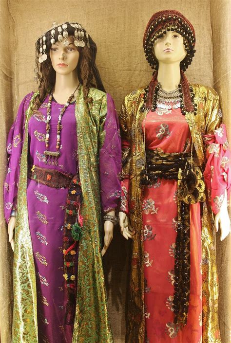 Traditional Kurdish festive clothing from Iraqi Kurdistan. Ca. 1975 ...