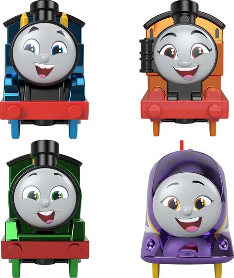 Buy Thomas & Friends Thomas, Nia, Percy, & Kana Motorized 4-Pack Train ...