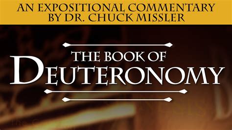 Deuteronomy: An Expositional Commentary - KHouse TV