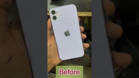 Iphone 11 back glass replacement before and after🔥 - YouTube