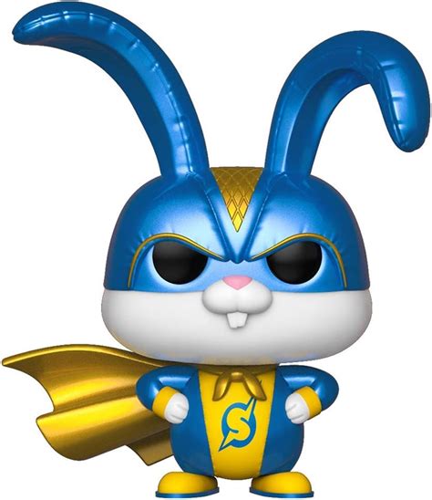 Amazon.com: Funko Pop! Movies: Secret Life of Pets 2 - Snowball in Superhero Suit, Multicolor ...