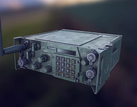 PRC 119 Military Radio — polycount