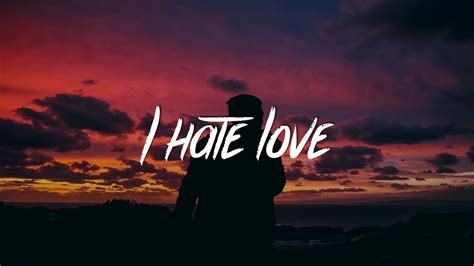 Justin Stone - I Hate Love (Lyrics / Lyric Video) feat. 27CLUB - YouTube