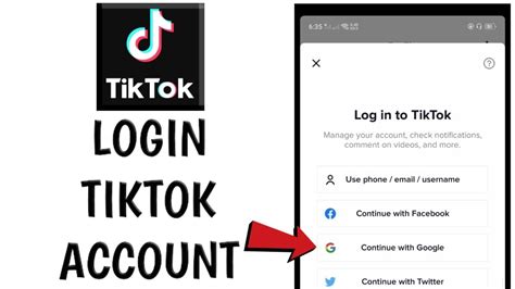 How to Login in Tiktok Account Using your Google Account - YouTube