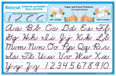 Cursive Alphabet Poster – Download Printable Cursive Alphabet Free!