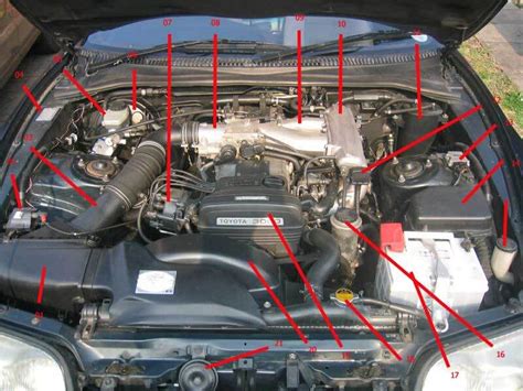 Detailed labelling of engine bay? - Supra Chat - The mkiv Supra Owners Club