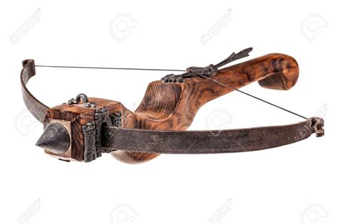 Medieval crossbow isolated on white | Medieval crossbow, Crossbow, Medieval