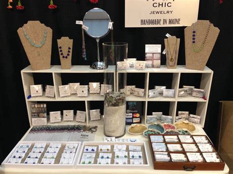 Jewelry display table at the Boston Gift Show | Jewellery display ...