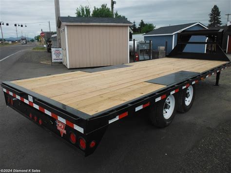 Flatbed/Flat Deck (Heavy Duty) - 2020 PJ Trailers Flatdeck F8 102" X 20' 15K Gooseneck | TrailersUSA