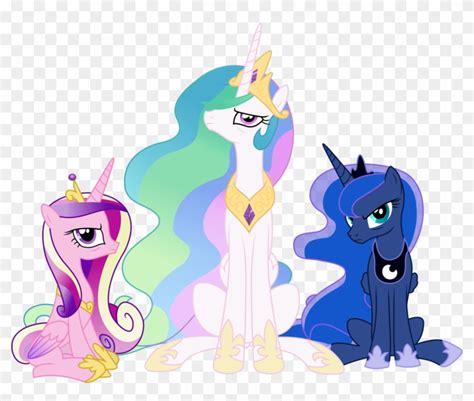 Princess Celestia Twilight Sparkle Rainbow Dash Pinkie - Luna And ...