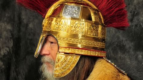 Staffordshire hoard: Replicas of 'king's helmet' on show - BBC News