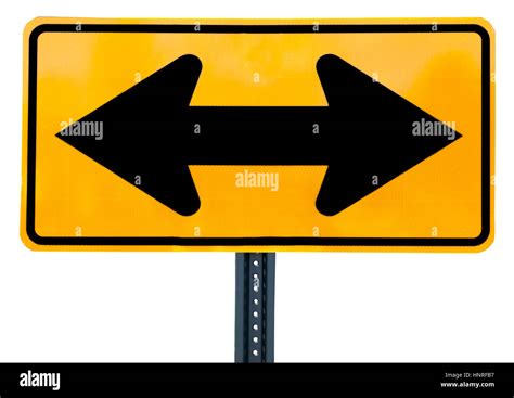 Opposite directions pointing hi-res stock photography and images - Alamy