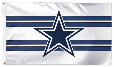 Dallas Cowboys Flag 3x5 Away Stripe | Dallas cowboys flag, Dallas ...