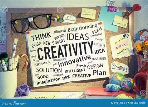 Creativity Innovation Ideas Business Solutions Stock Photo - Image of ...