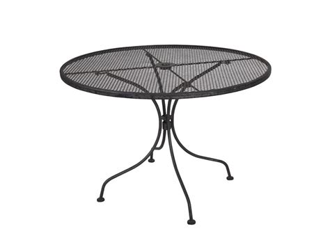 Black Mesh Metal Patio Table - Patio Ideas