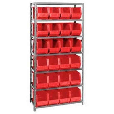 Quantum Storage Systems QSBU-265 Steel Shelving with 24 Giant Stacking ...