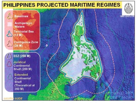 The continental shelf, the exclusive economic zone, the Philippine Rise, they are not Philippine ...