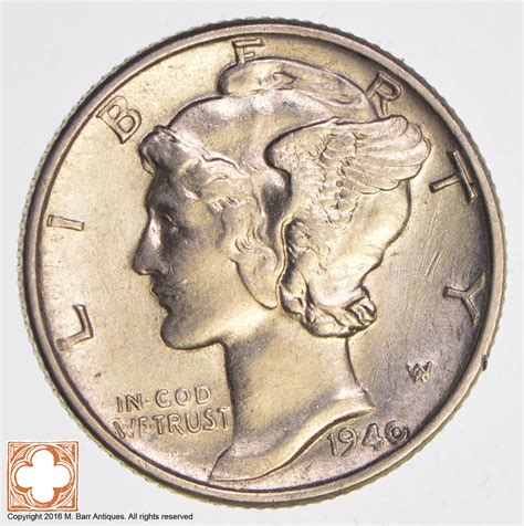 1940 Mercury Silver Dime | Property Room