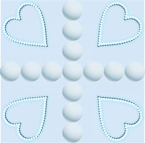 Designs Clipart-blue heart pattern 104