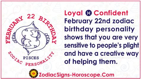 February 22 Zodiac (Pisces) Horoscope Birthday Personality and Lucky ...