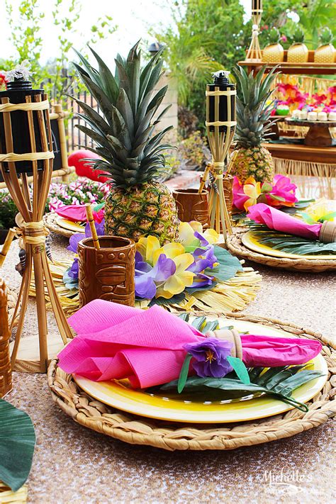 Easy Luau Party Ideas - Michelle's Party Plan-It