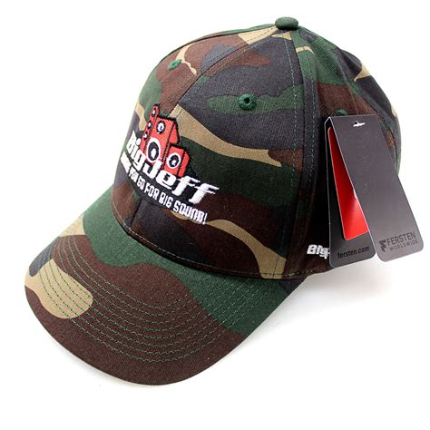 Official Big Jeff Audio Camo Green Trucker Hat with Big Jeff Audio Log ...