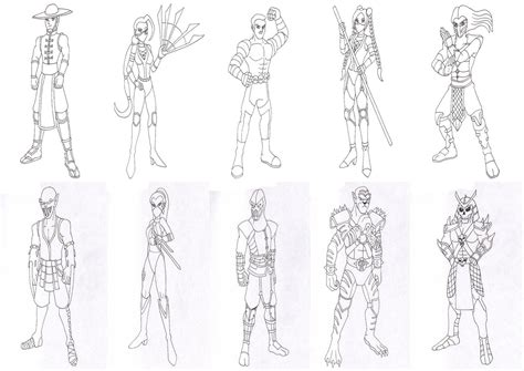 Mortal Kombat Characters 2 by sammychan816 on DeviantArt