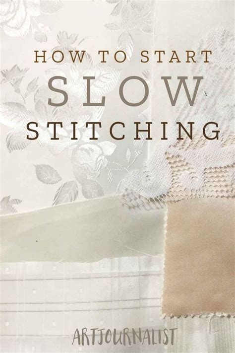 What is Slow Stitching? How to Get Started | Slow stitching, Hand ...