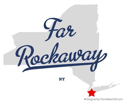 Map of Far Rockaway, NY, New York