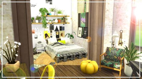 The Sims 4: Room Build | Urban Bedroom - YouTube