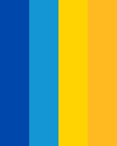 Blue & Yellow Color Scheme » Blue | Yellow colour scheme, Blue color schemes, Color schemes