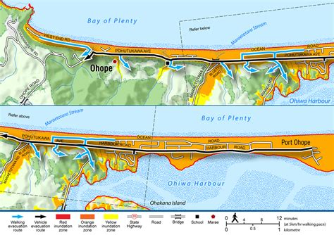 Ocean Shores Tsunami Evacuation Map