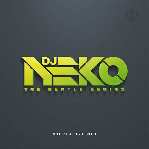 DJ Neko's Custom Typographic Logo | R1 Creative Agency